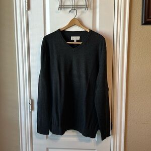 Hawker Rye cotton & cashmere light weight sweater means preppy workwear academia